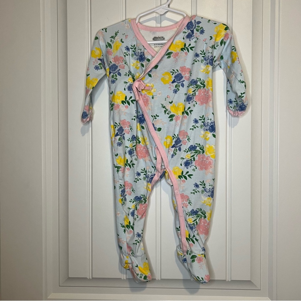 Mud pie floral pajamas